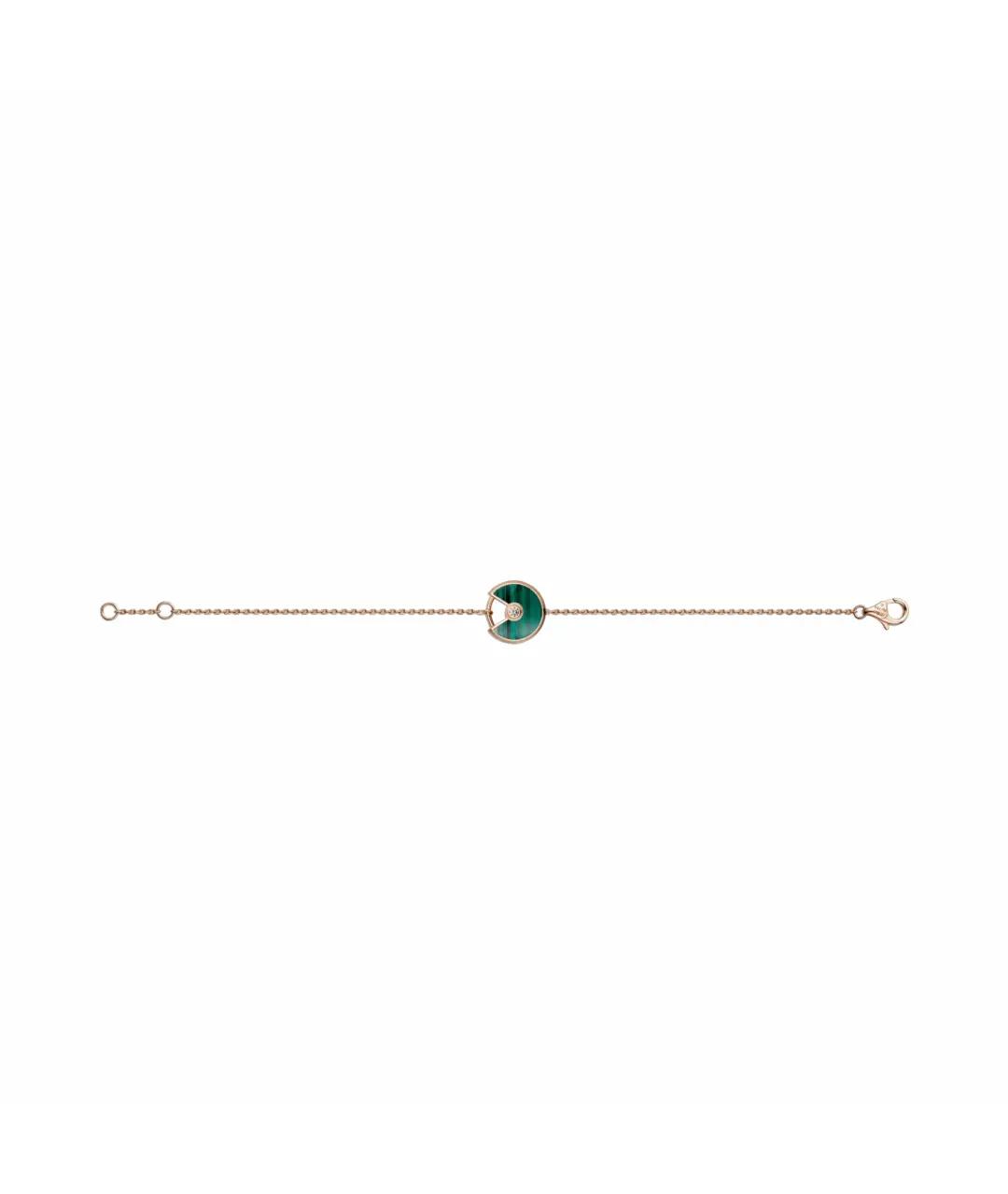 CARTIER Зеленый браслет из желтого золота, фото 1