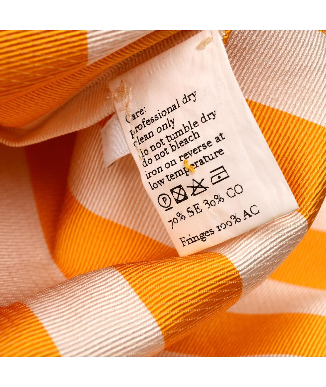 TALLER MARMO Желтое шелковое коктейльное платье, фото 7