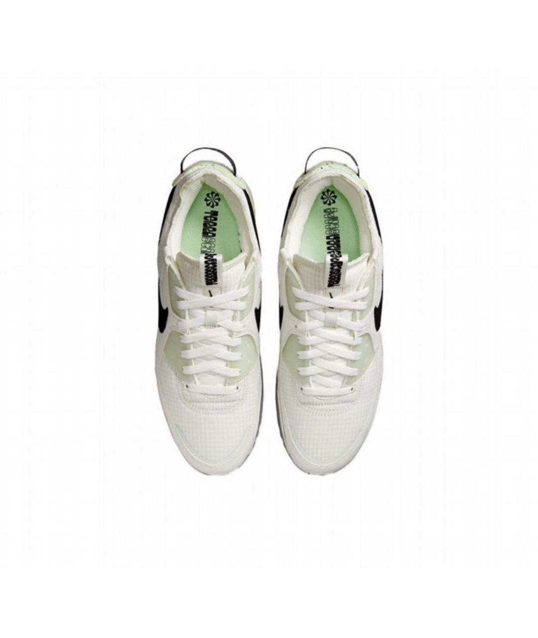 NIKE Белые кожаные низкие кроссовки / кеды, фото 3