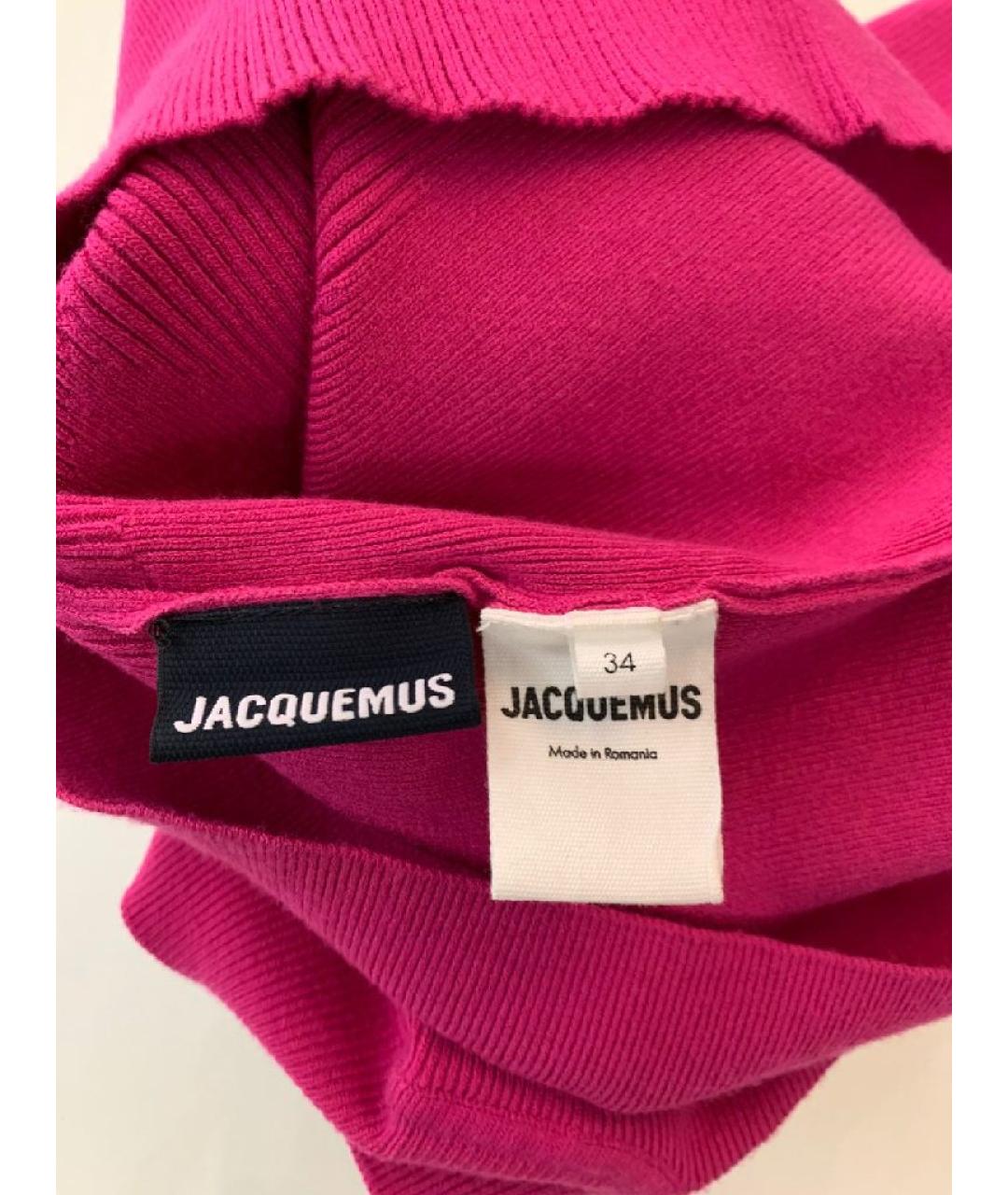 JACQUEMUS Фуксия вискозный джемпер / свитер, фото 4