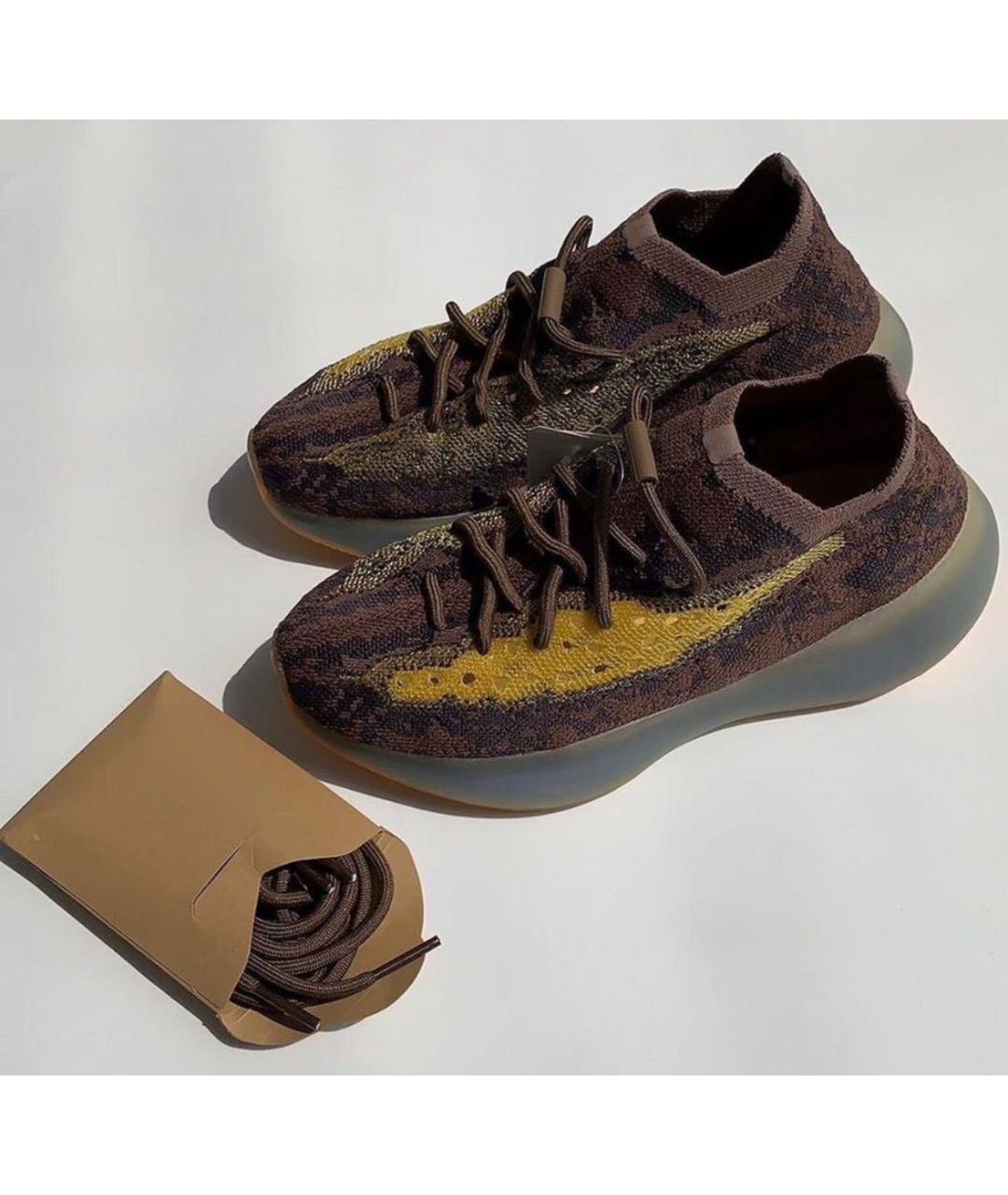 ADIDAS YEEZY Текстильные низкие кроссовки / кеды, фото 6