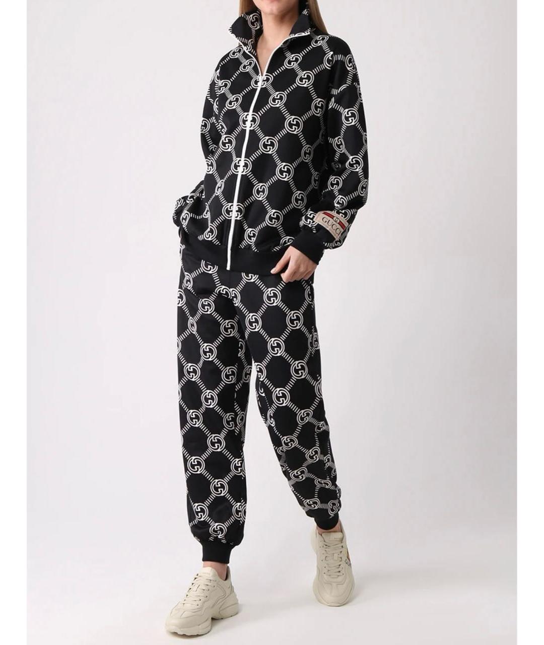 GUCCI Черный хлопковый спортивные костюмы, фото 9