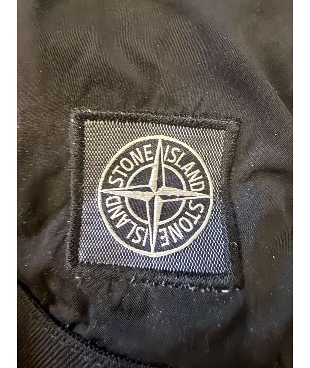 STONE ISLAND Черная сумка на плечо, фото 7