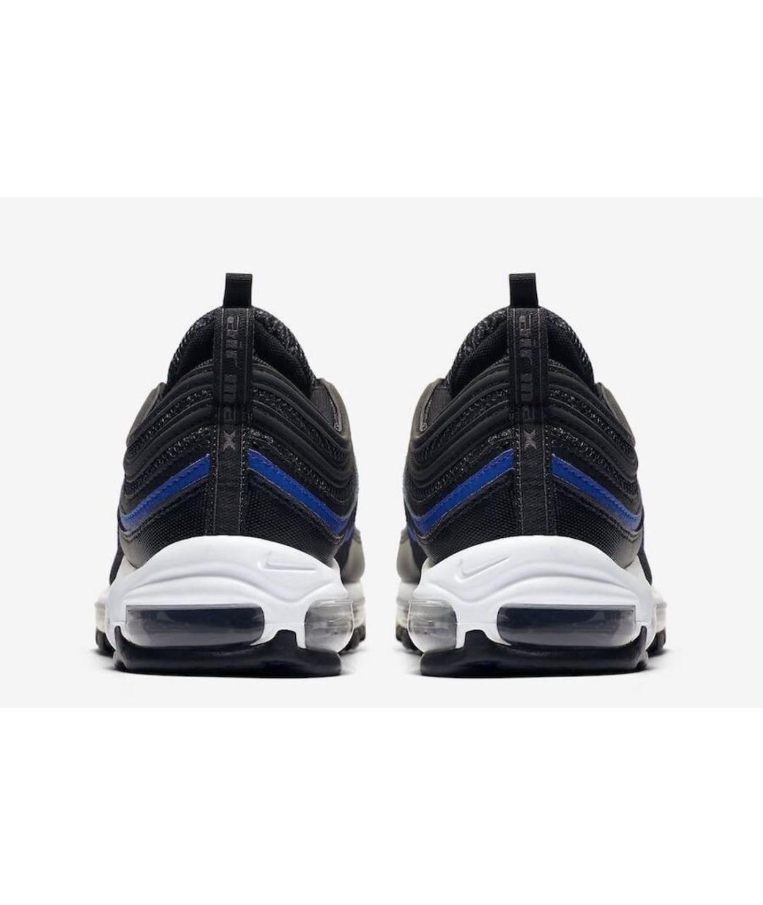 NIKE Черные кожаные низкие кроссовки / кеды, фото 4