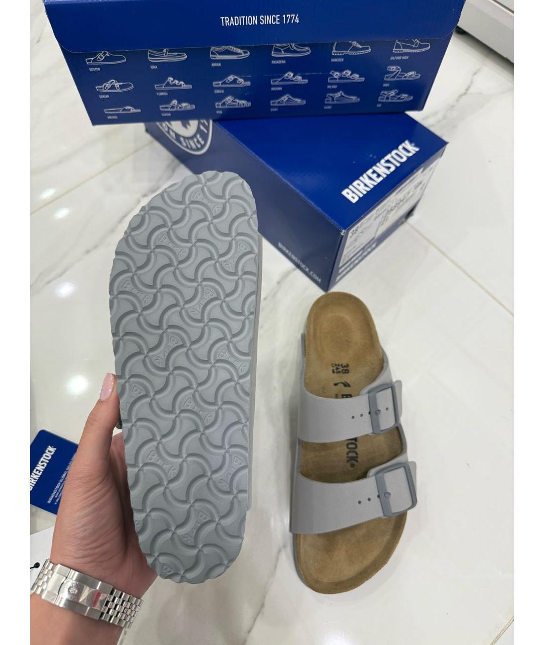 BIRKENSTOCK Кожаные сандалии, фото 7
