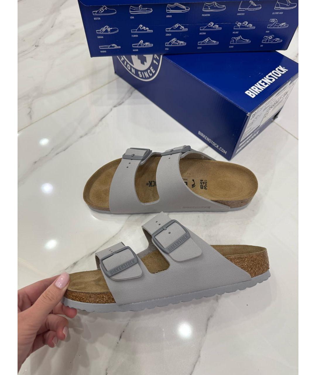 BIRKENSTOCK Кожаные сандалии, фото 6