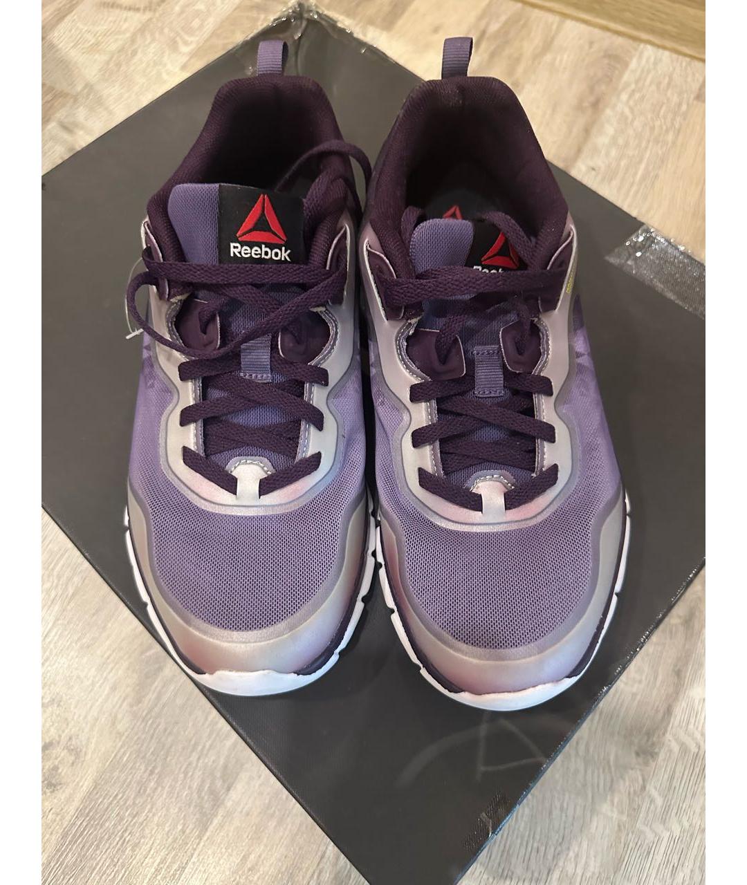 REEBOK Фиолетовые синтетические кроссовки, фото 3