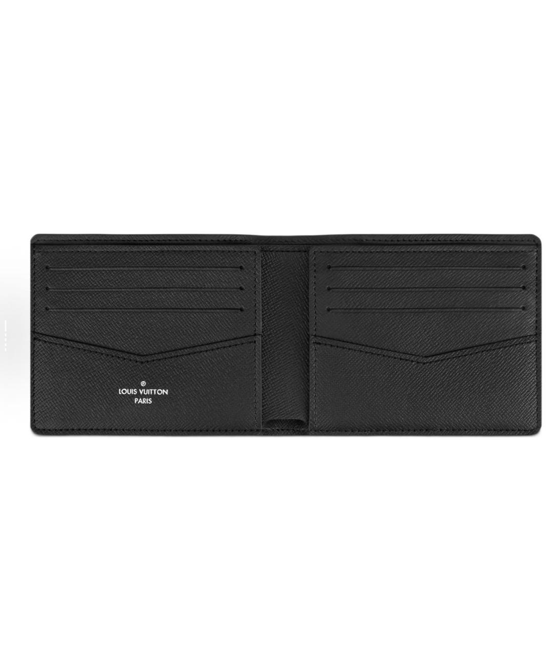 LOUIS VUITTON Антрацитовый кошелек, фото 3