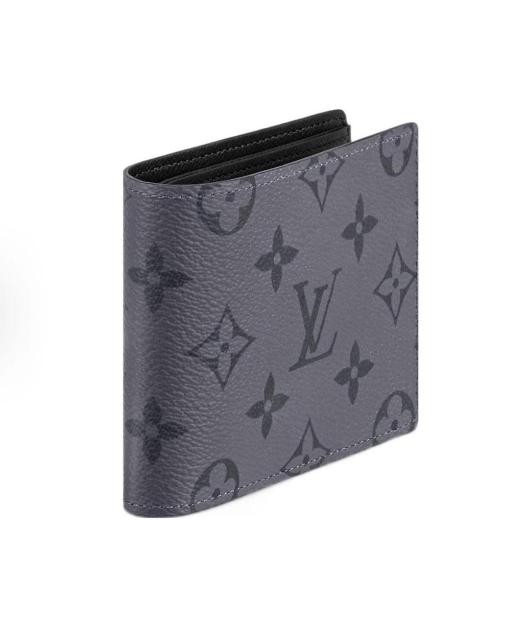 LOUIS VUITTON Антрацитовый кошелек, фото 2