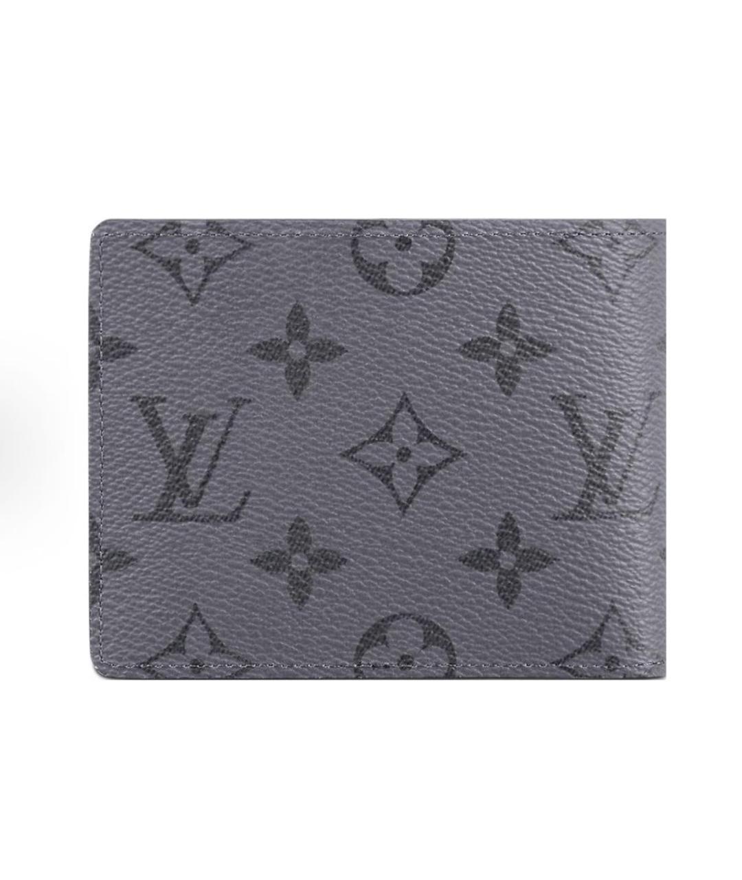 LOUIS VUITTON Антрацитовый кошелек, фото 4