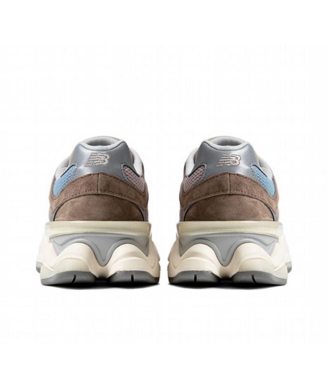NEW BALANCE Бежевые замшевые низкие кроссовки / кеды, фото 4