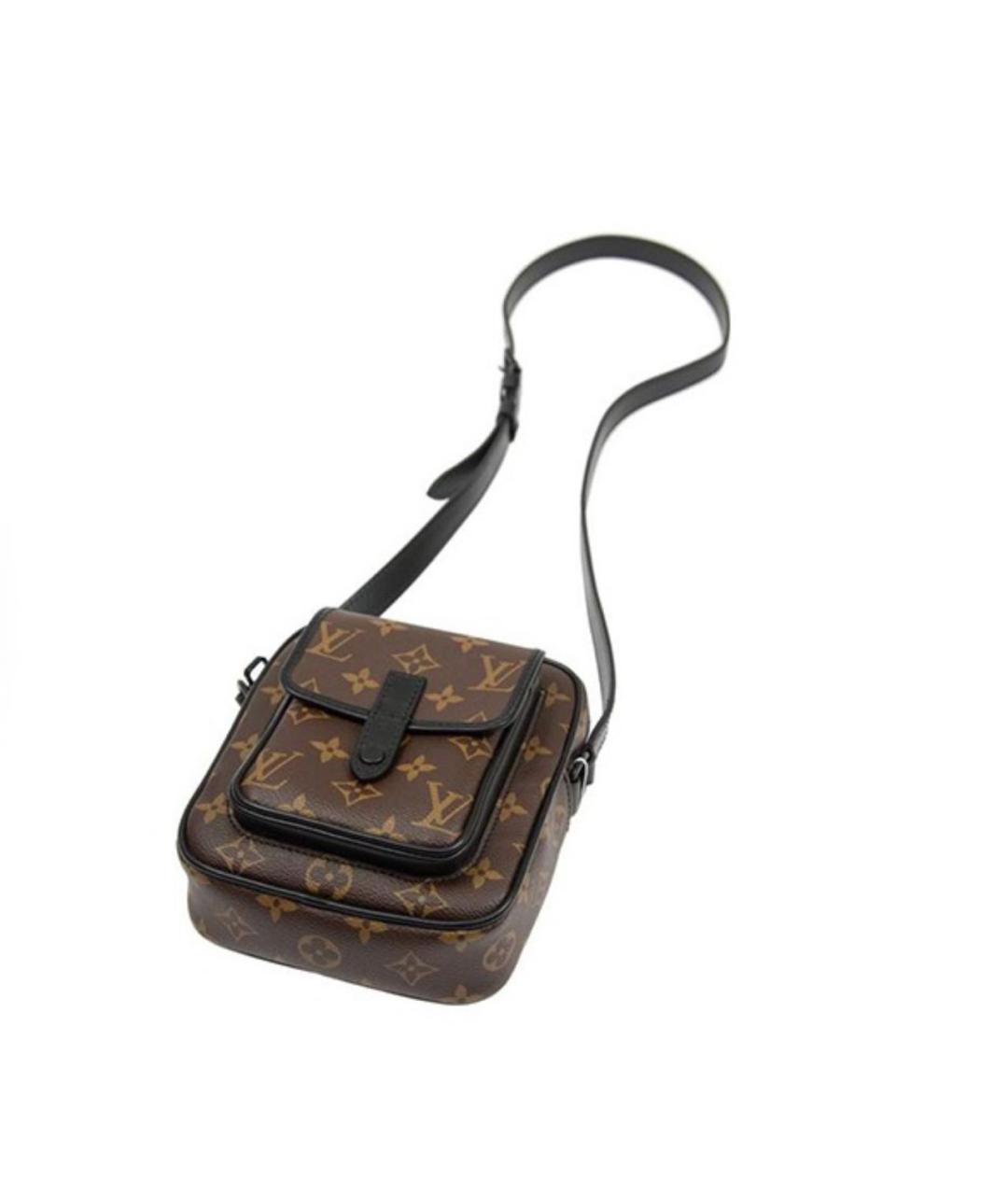 LOUIS VUITTON Коричневая сумка на плечо, фото 4