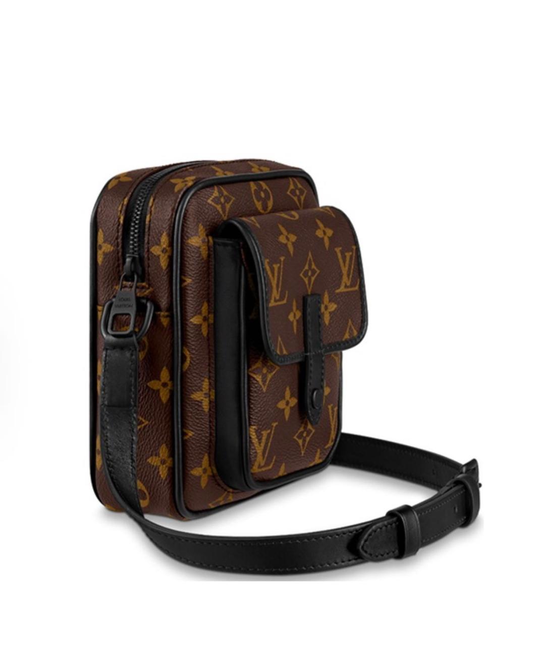 LOUIS VUITTON Коричневая сумка на плечо, фото 2