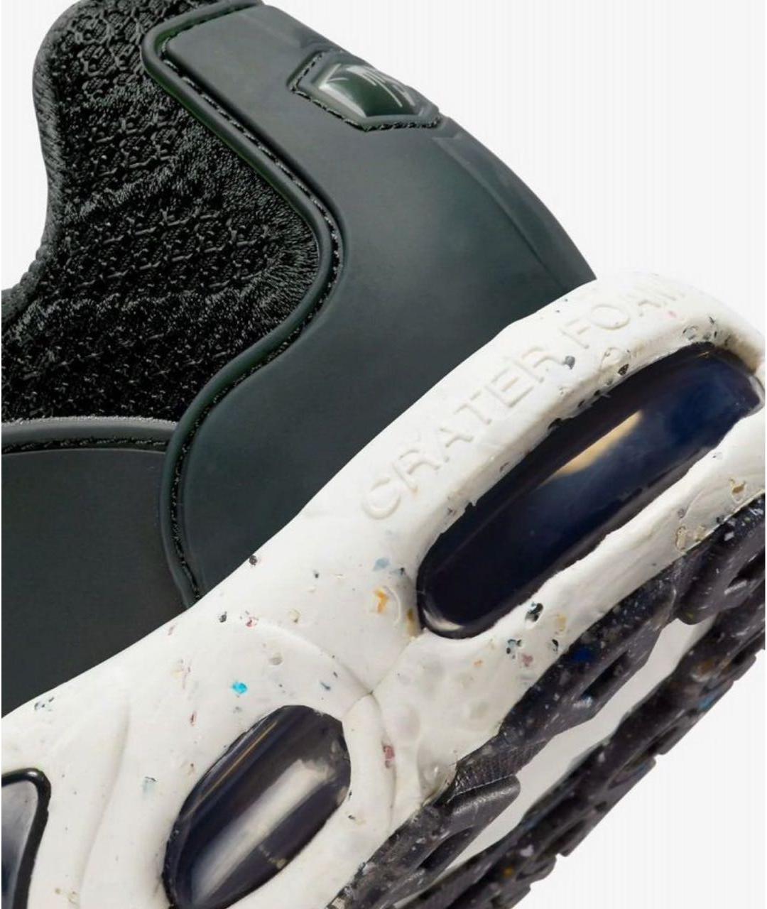 NIKE Черные текстильные низкие кроссовки / кеды, фото 5