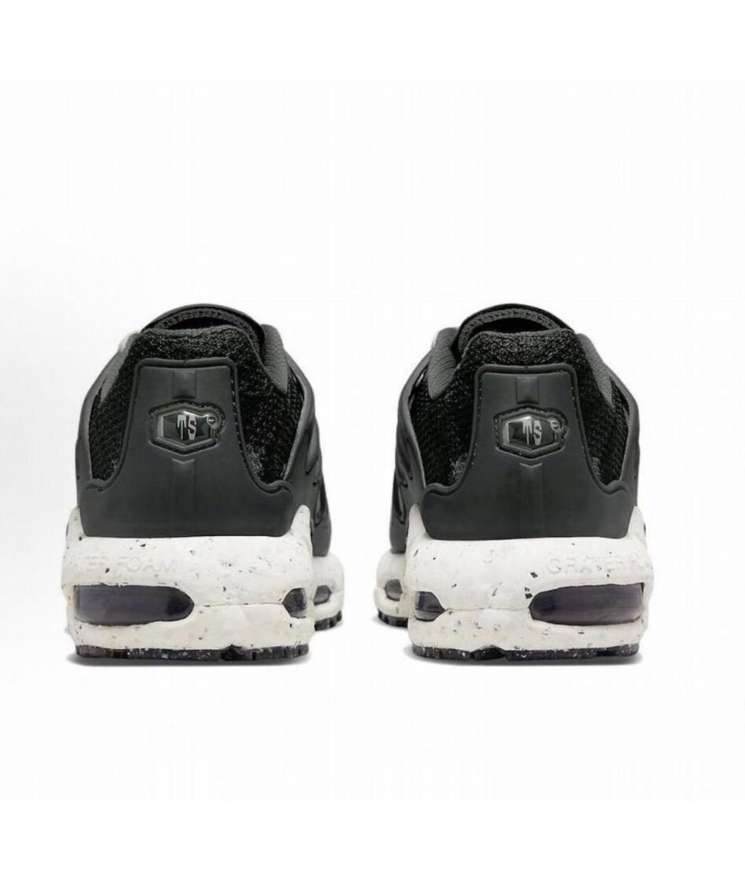 NIKE Черные текстильные низкие кроссовки / кеды, фото 4