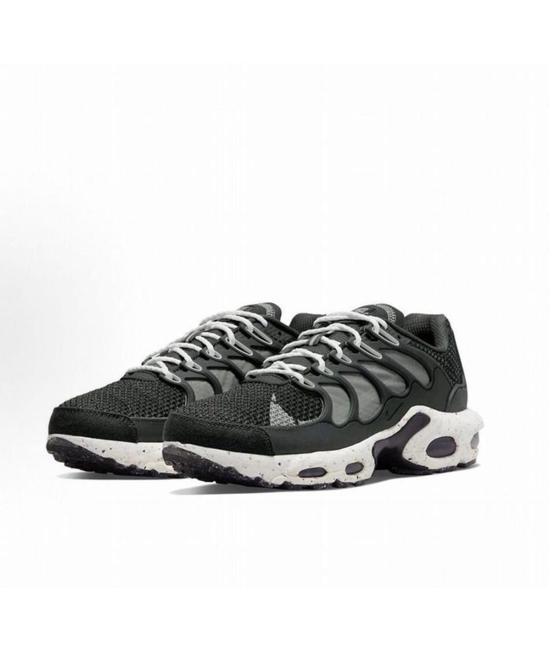 NIKE Черные текстильные низкие кроссовки / кеды, фото 2