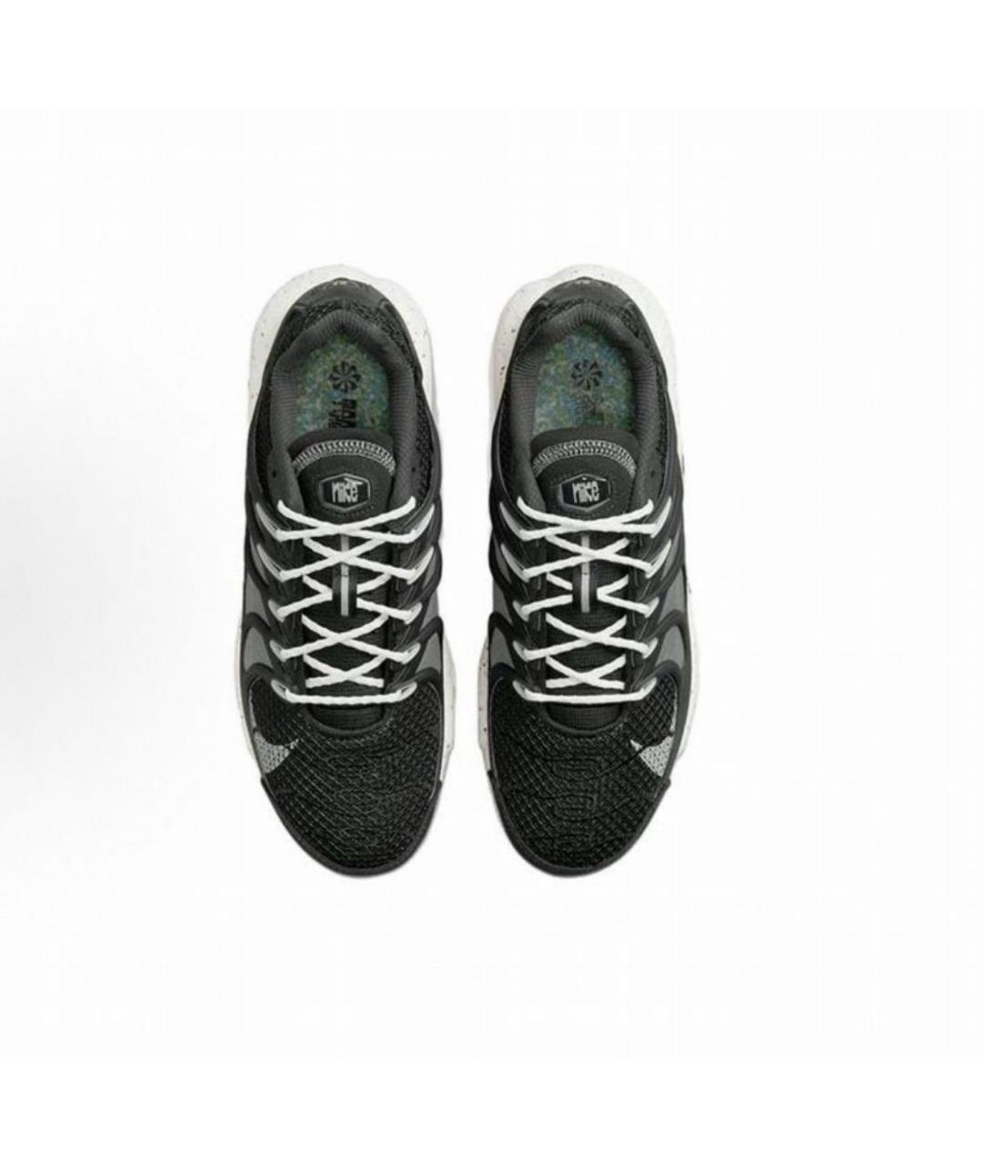 NIKE Черные текстильные низкие кроссовки / кеды, фото 3