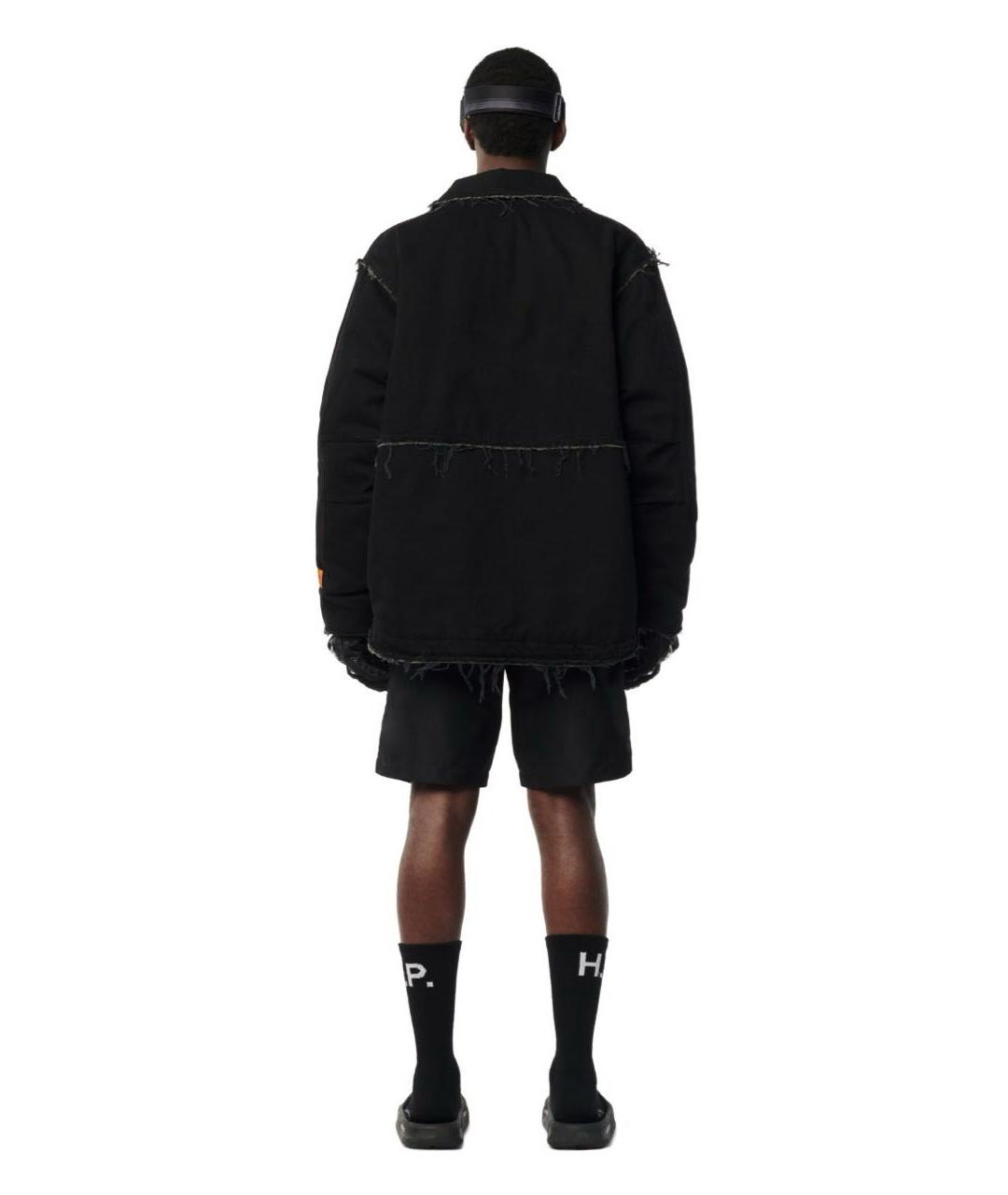 HERON PRESTON Черная деним куртка, фото 4
