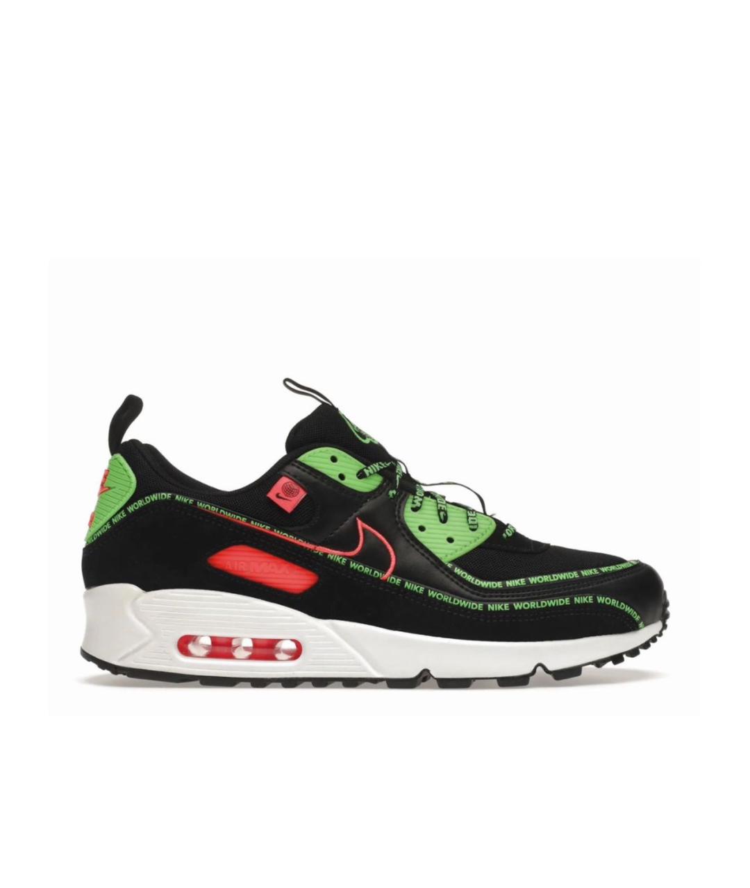NIKE Черные кожаные низкие кроссовки / кеды, фото 9