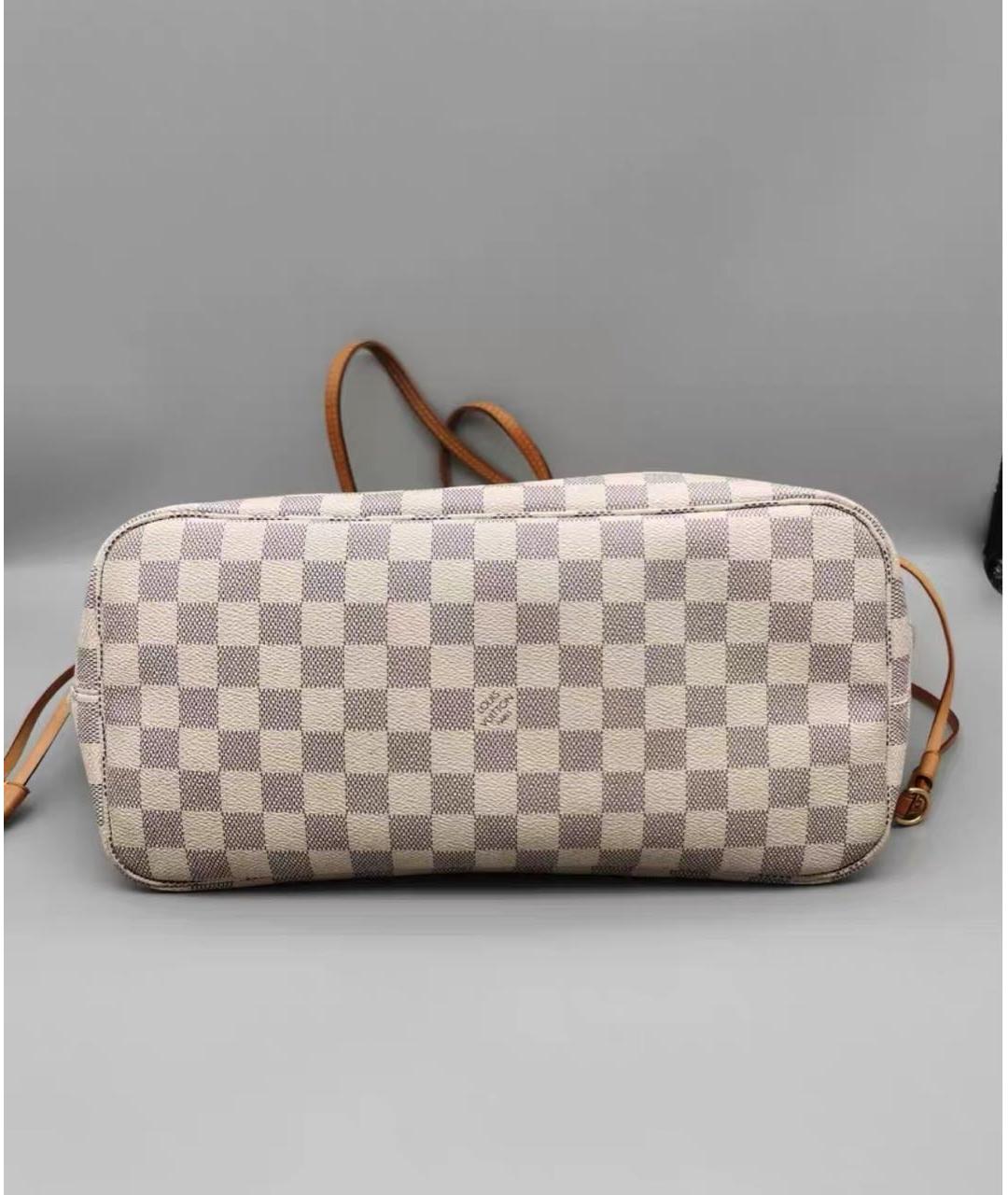 LOUIS VUITTON Бежевая кожаная сумка через плечо, фото 5