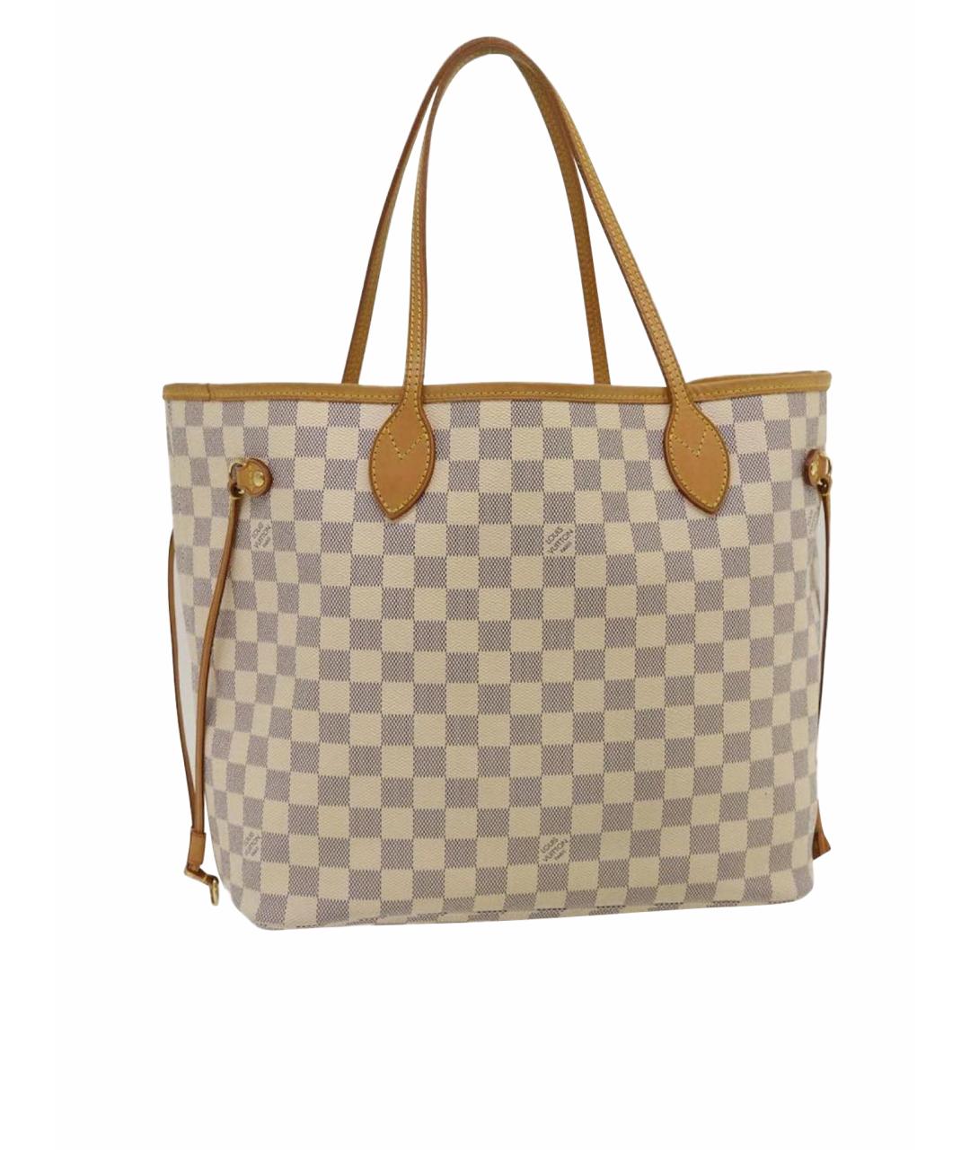 LOUIS VUITTON Бежевая кожаная сумка через плечо, фото 1