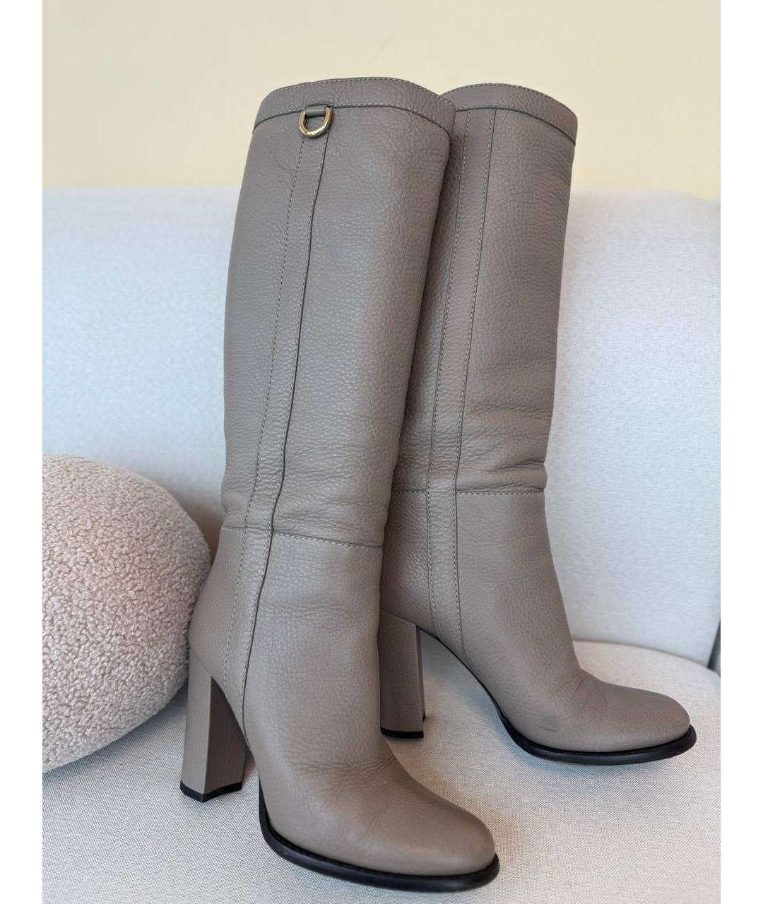 GUCCI Кожаные сапоги, фото 6