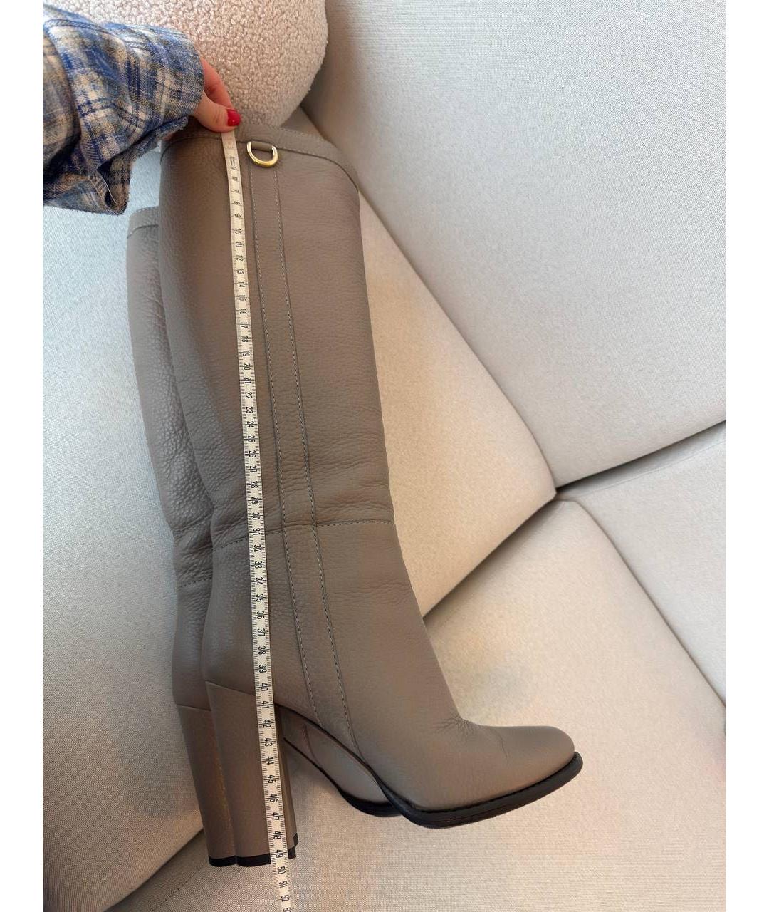 GUCCI Кожаные сапоги, фото 5