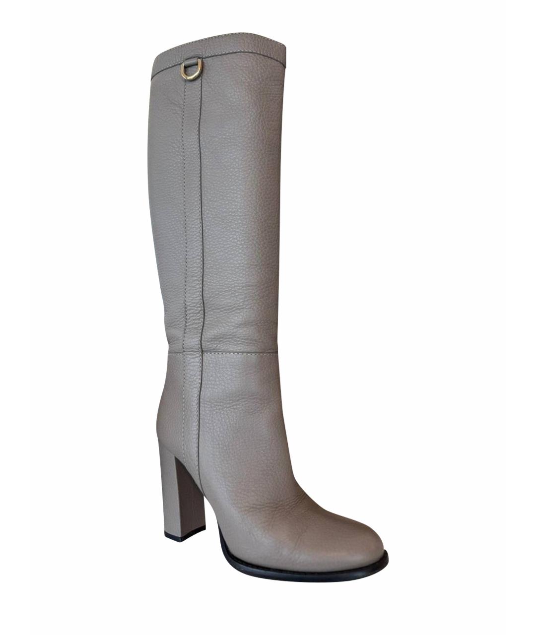 GUCCI Кожаные сапоги, фото 1