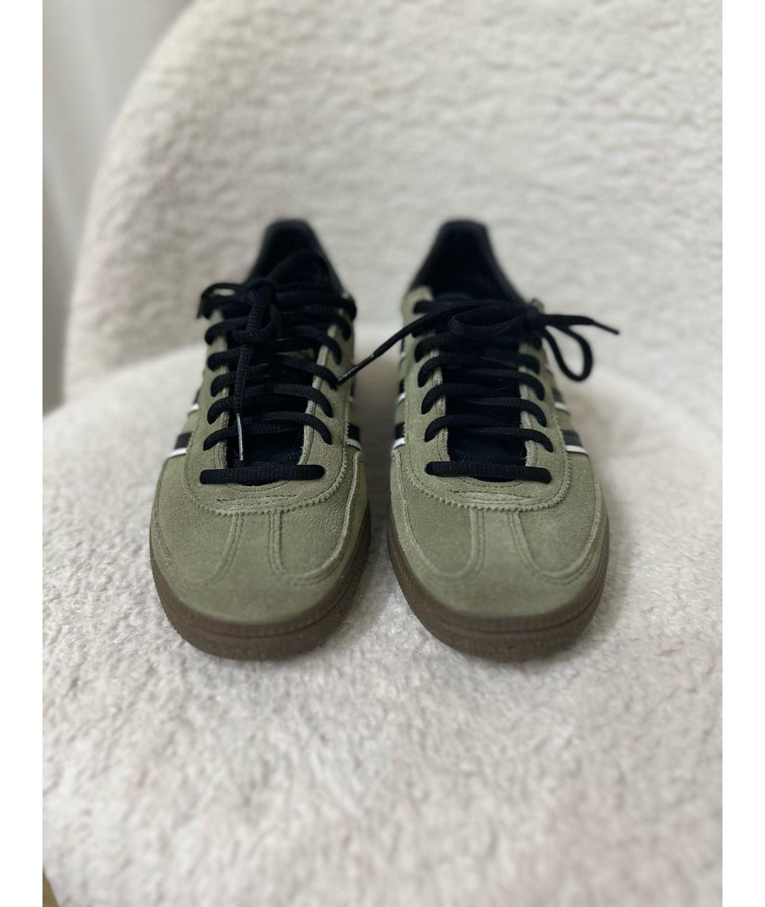 ADIDAS Хаки замшевые кеды, фото 2