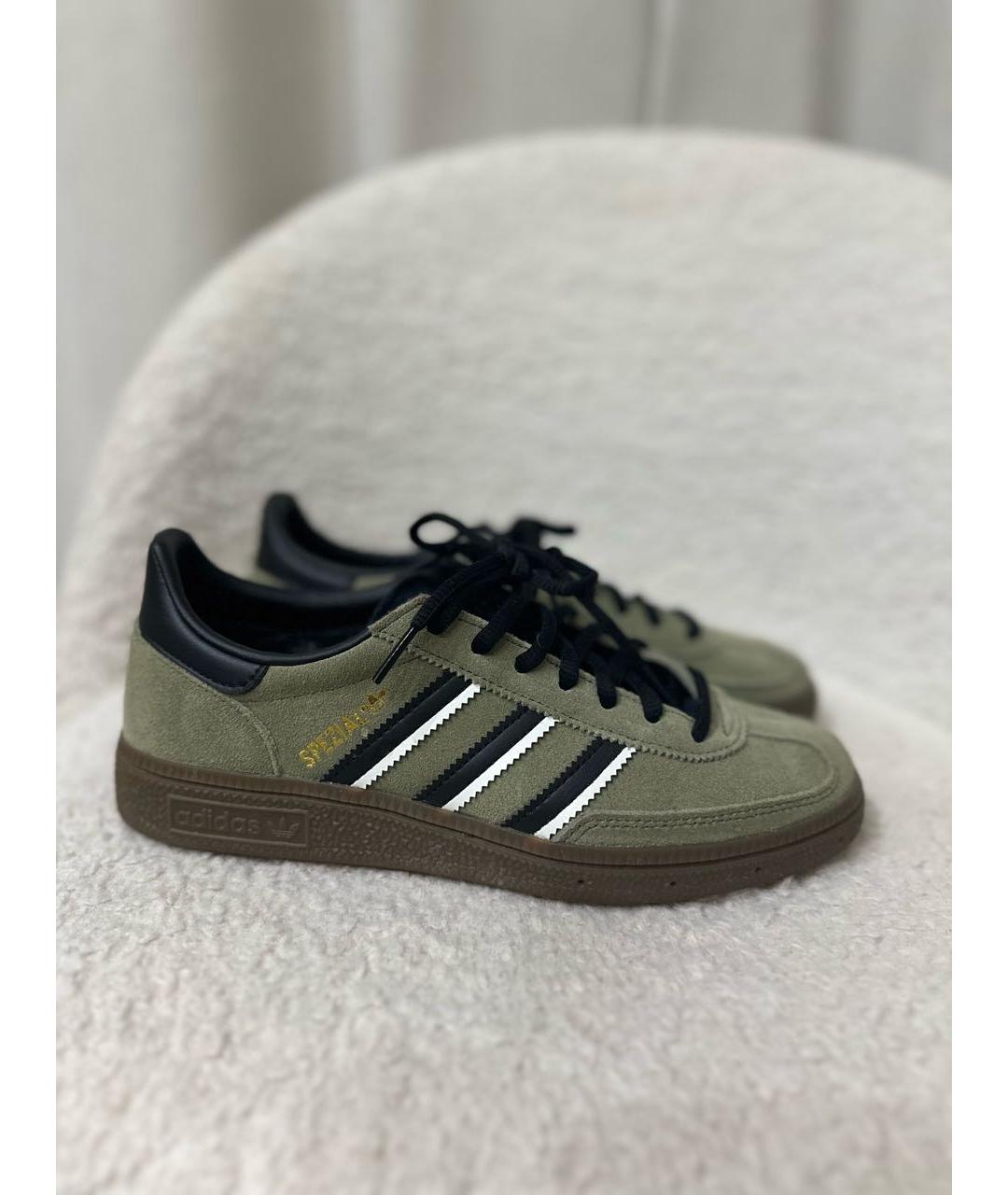 ADIDAS Хаки замшевые кеды, фото 5