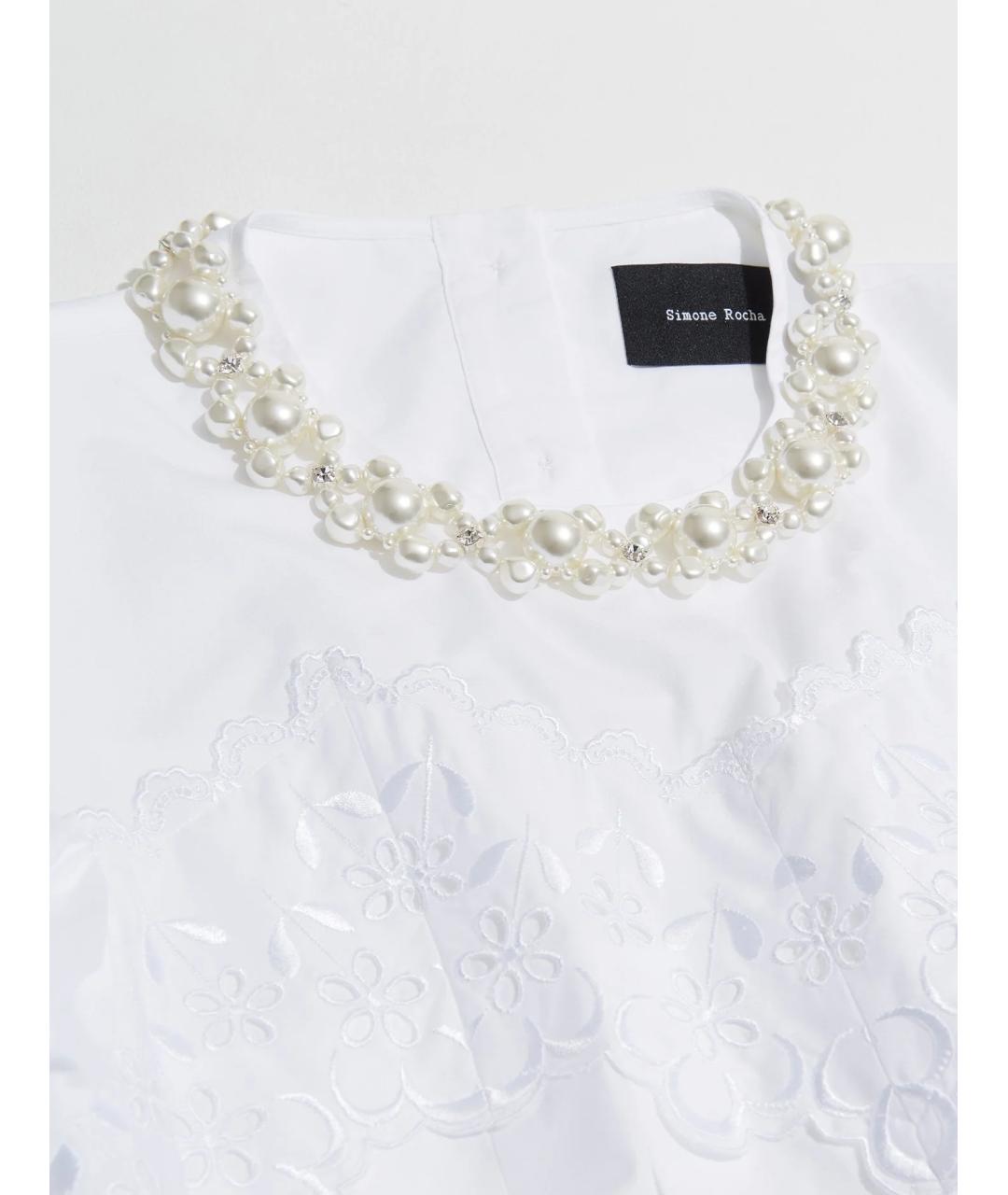 SIMONE ROCHA Белое повседневное платье, фото 5