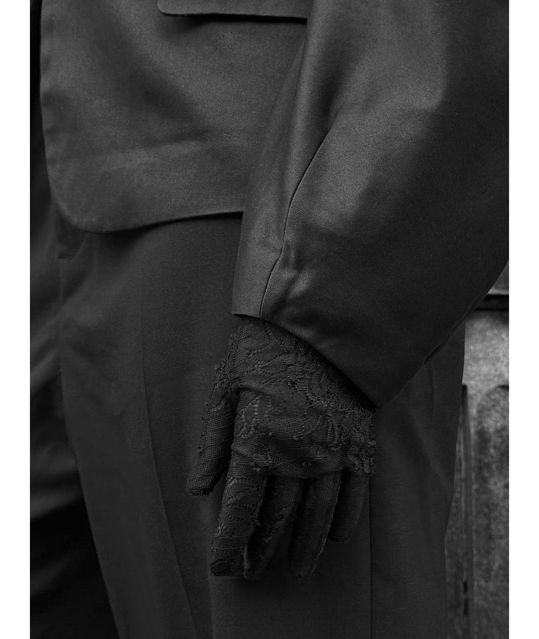 BALENCIAGA Черная хлопко-эластановая водолазка, фото 3