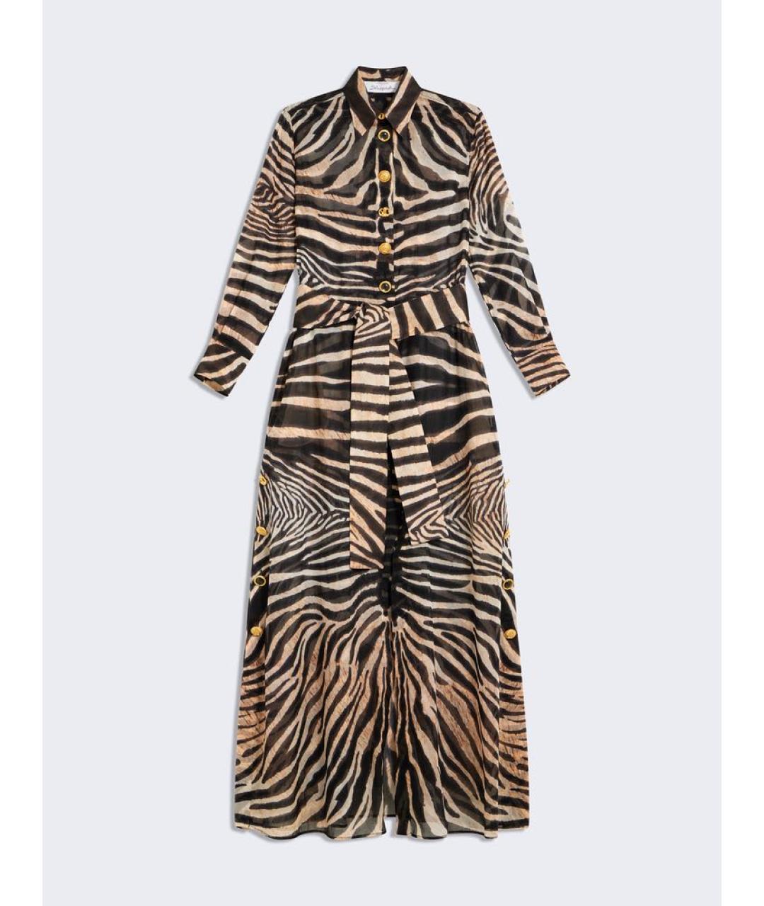 SCHIAPARELLI Черное хлопковое повседневное платье, фото 5