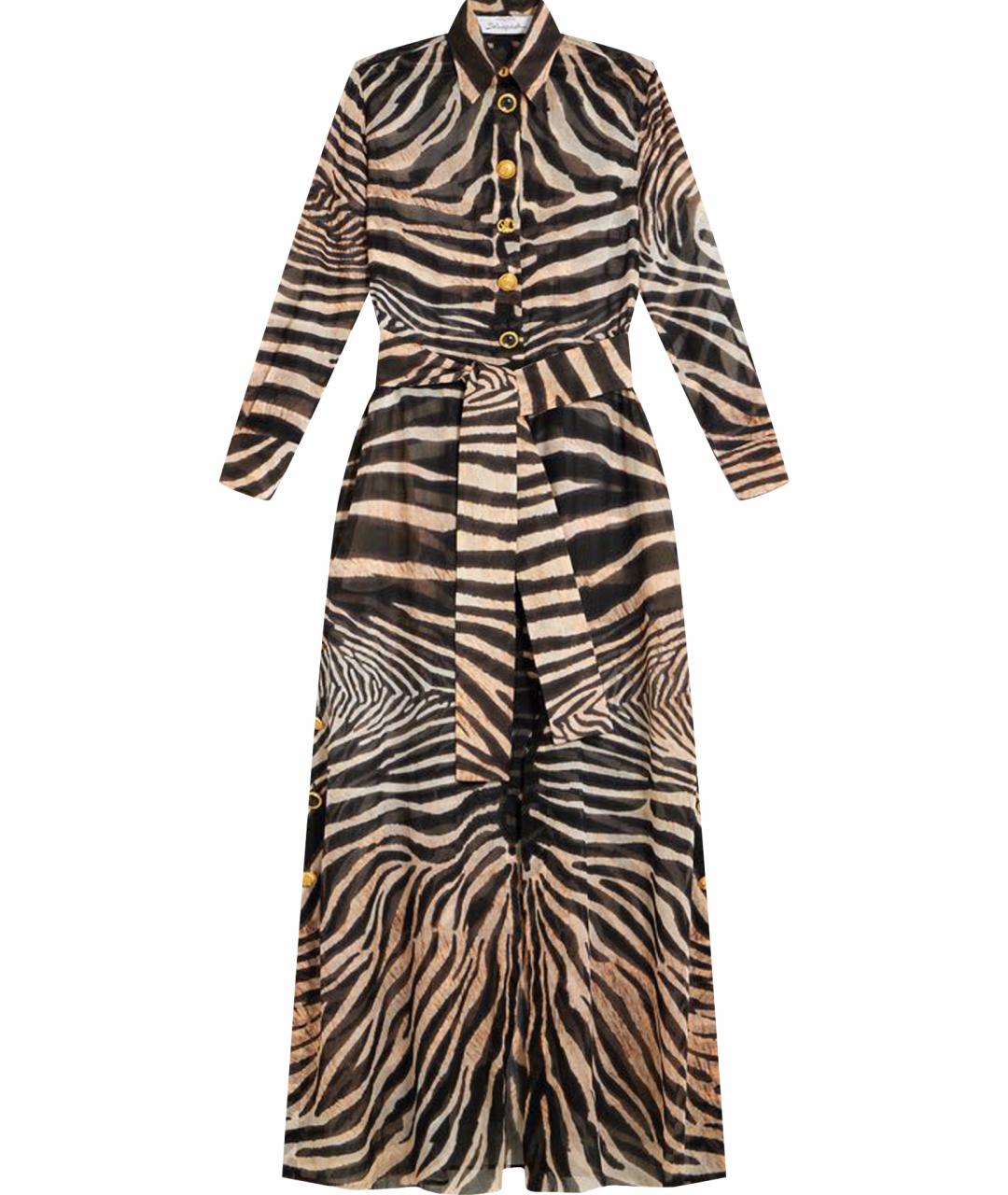 SCHIAPARELLI Черное хлопковое повседневное платье, фото 1