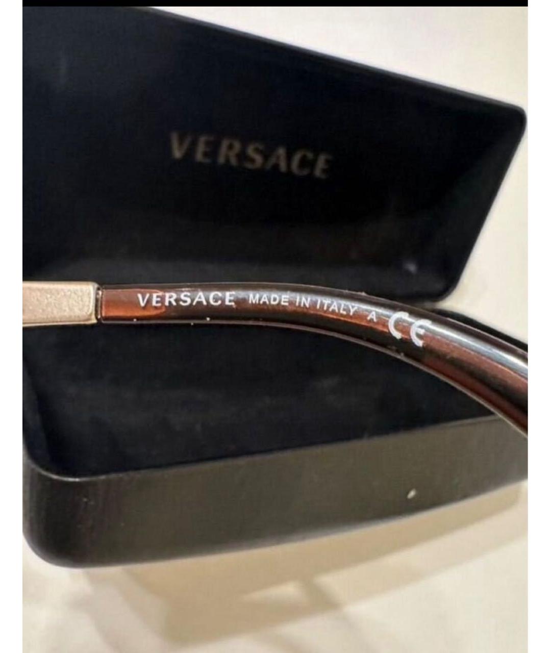 VERSACE Мульти металлические солнцезащитные очки, фото 6