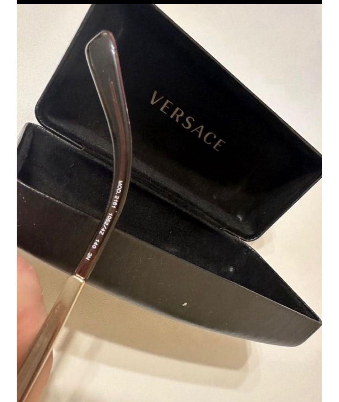 VERSACE Мульти металлические солнцезащитные очки, фото 8