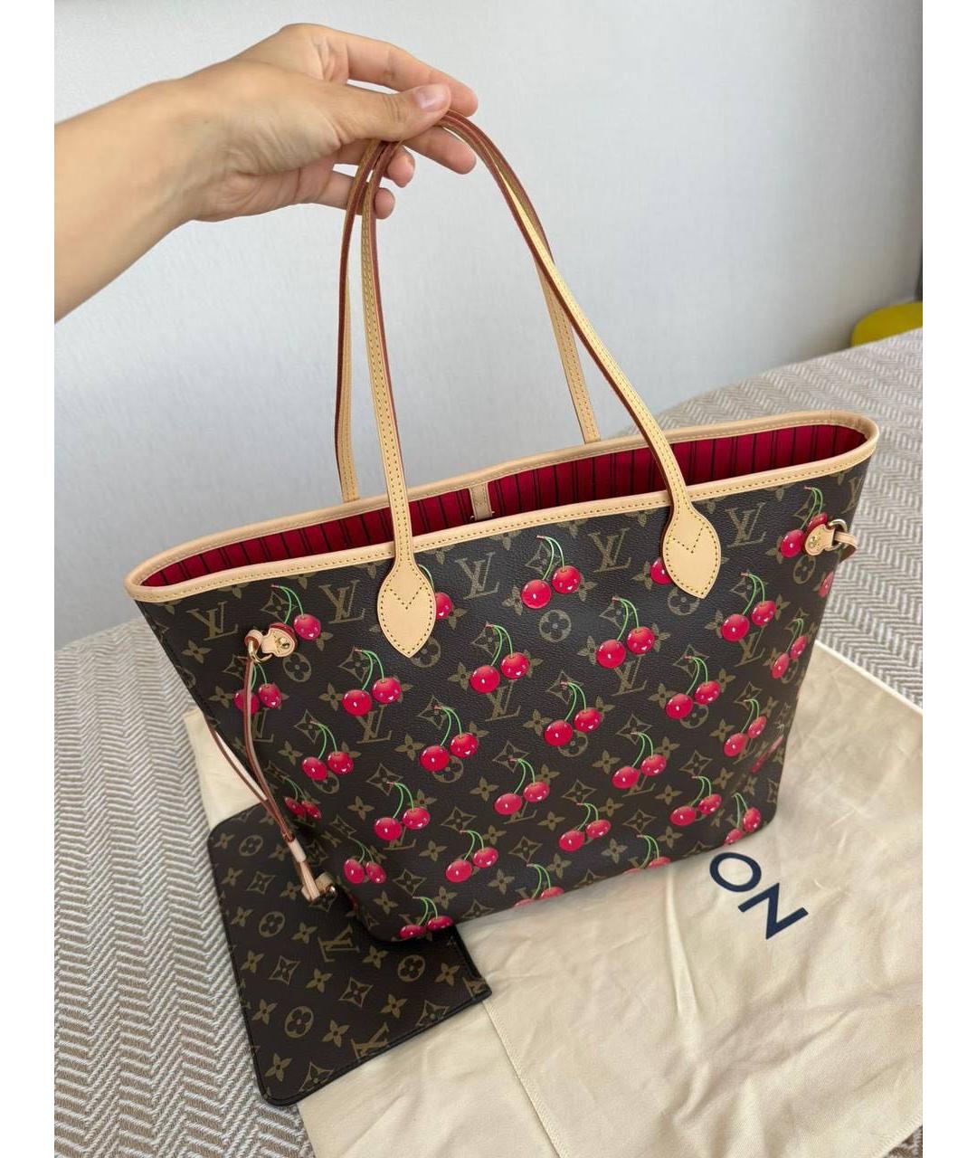 LOUIS VUITTON Коричневая сумка тоут, фото 8