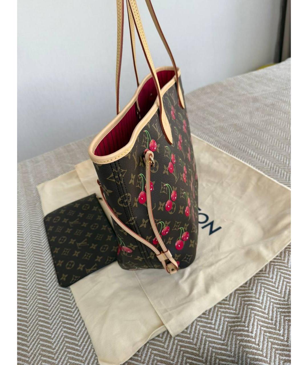LOUIS VUITTON Коричневая сумка тоут, фото 5