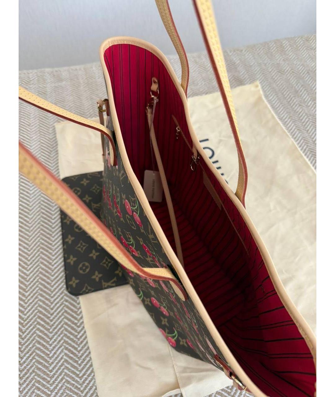 LOUIS VUITTON Коричневая сумка тоут, фото 3