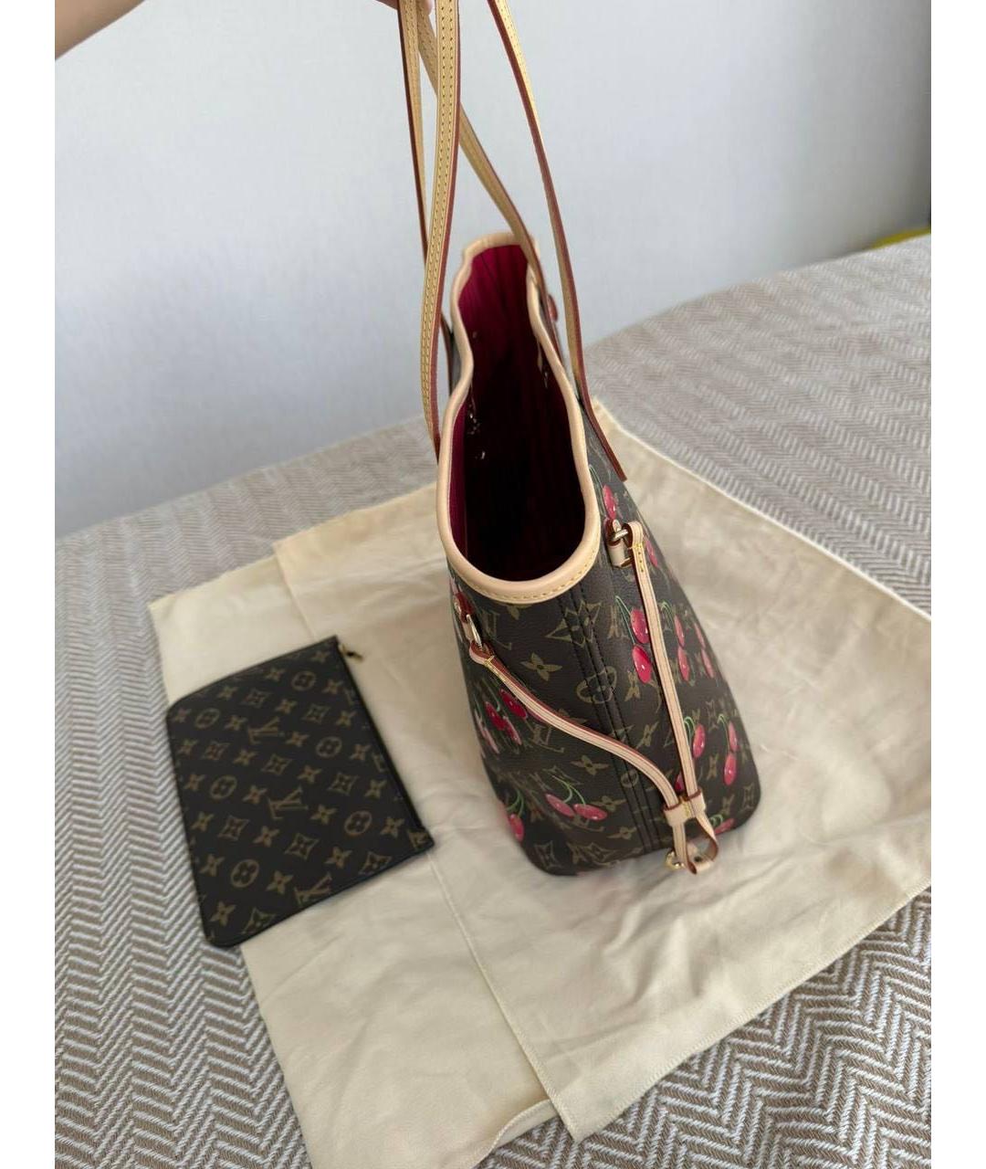LOUIS VUITTON Коричневая сумка тоут, фото 4