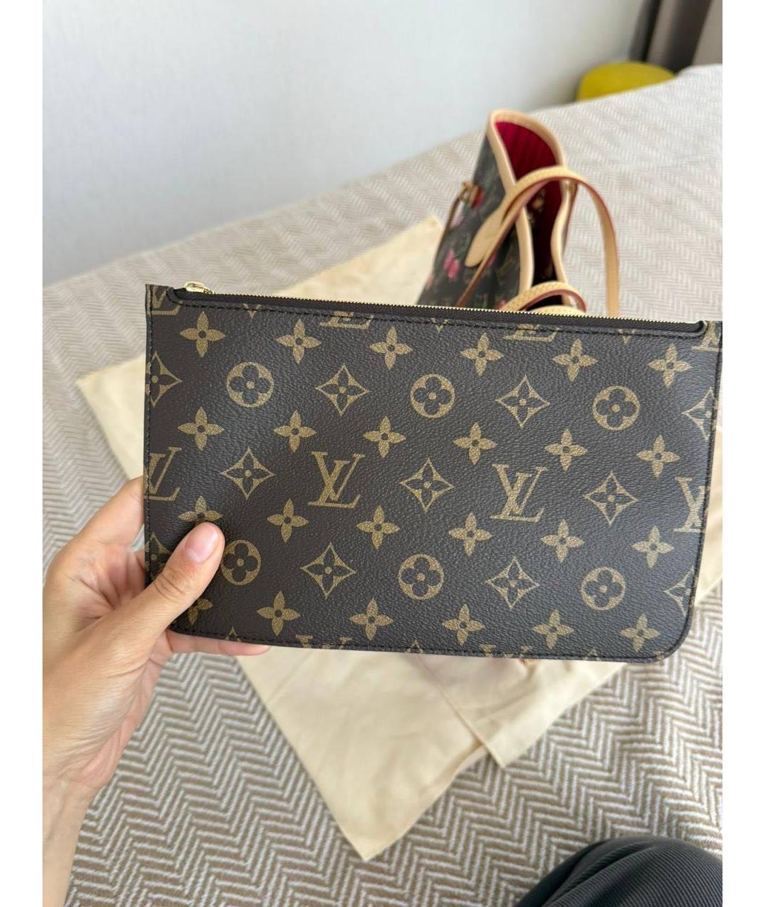 LOUIS VUITTON Коричневая сумка тоут, фото 7