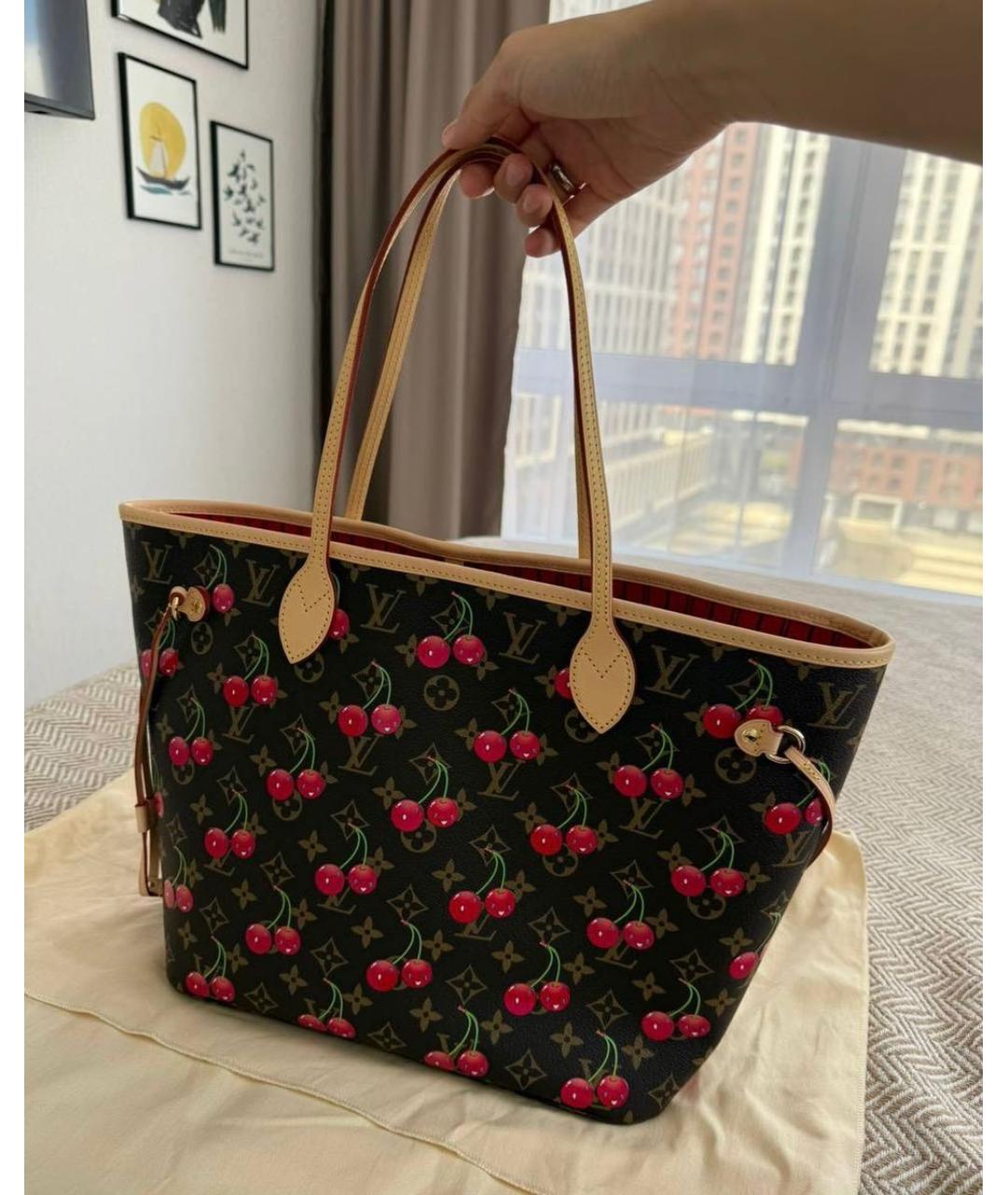 LOUIS VUITTON Коричневая сумка тоут, фото 2