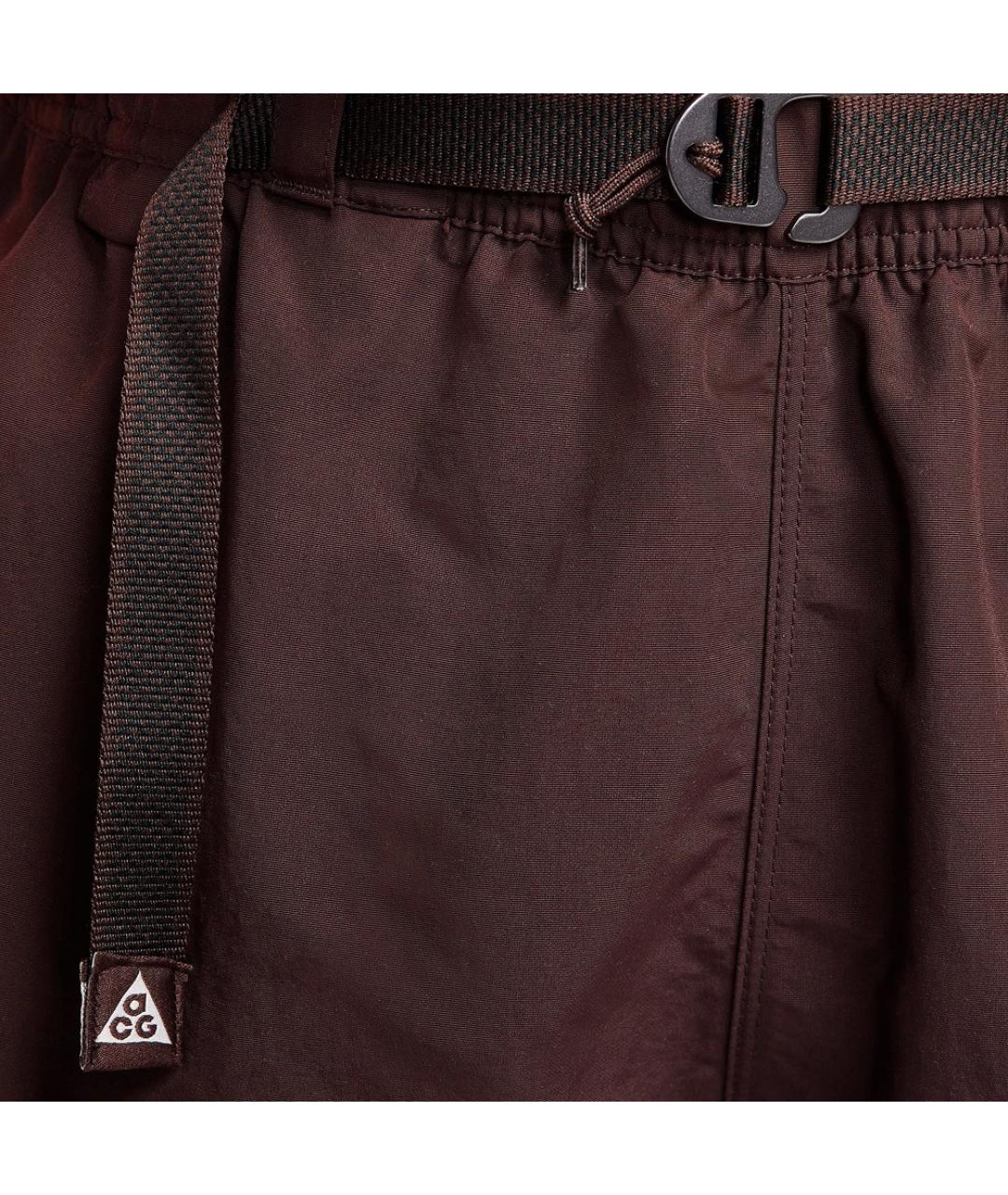 NIKE ACG Бордовые полиамидовые шорты, фото 9