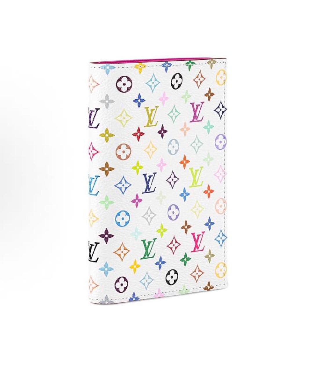 LOUIS VUITTON Белый кожаный кардхолдер, фото 3
