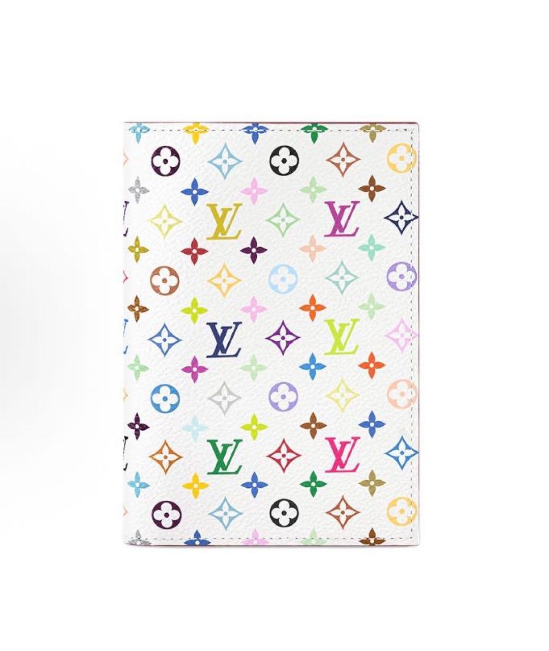 LOUIS VUITTON Белый кожаный кардхолдер, фото 6