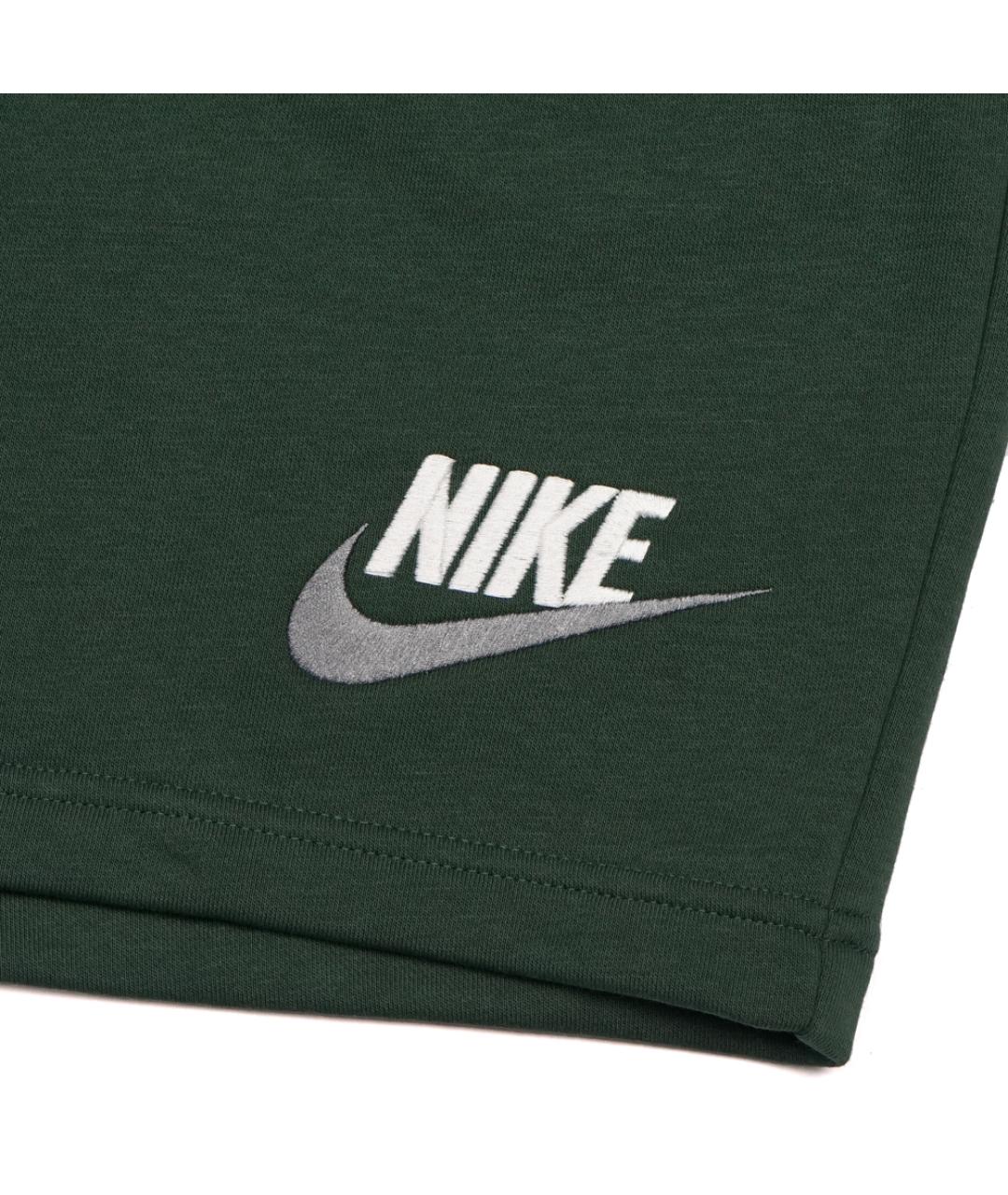 NIKE Зеленые хлопковые шорты, фото 4