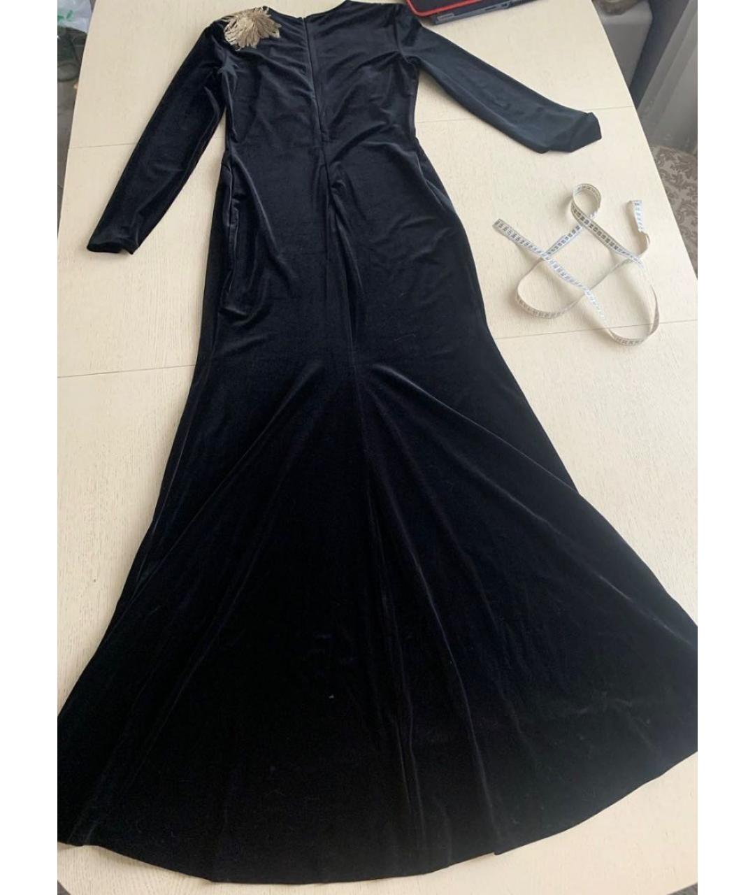 ELIE SAAB Черное шелковое вечернее платье, фото 6