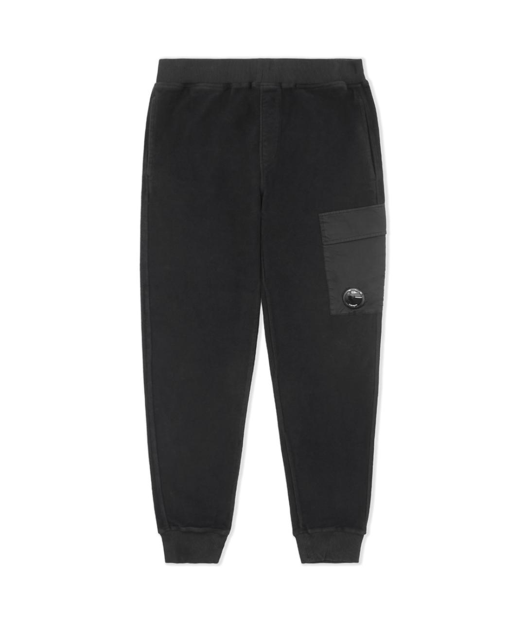 CP COMPANY Черные хлопковые повседневные брюки, фото 1