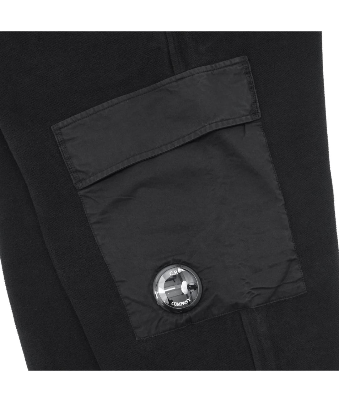 CP COMPANY Черные хлопковые повседневные брюки, фото 4