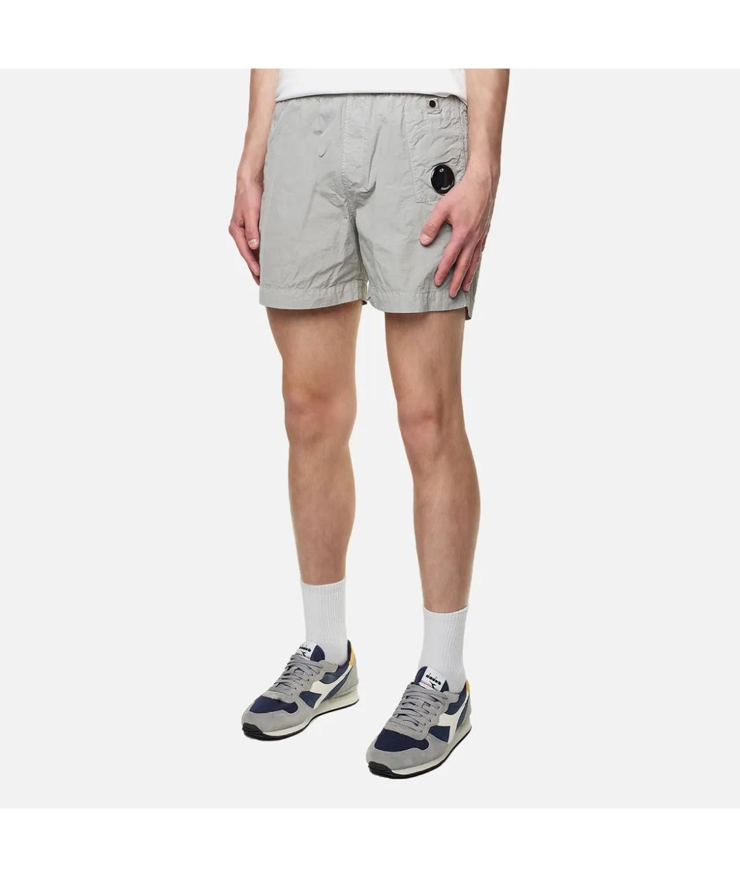 CP COMPANY Серые полиамидовые шорты, фото 6